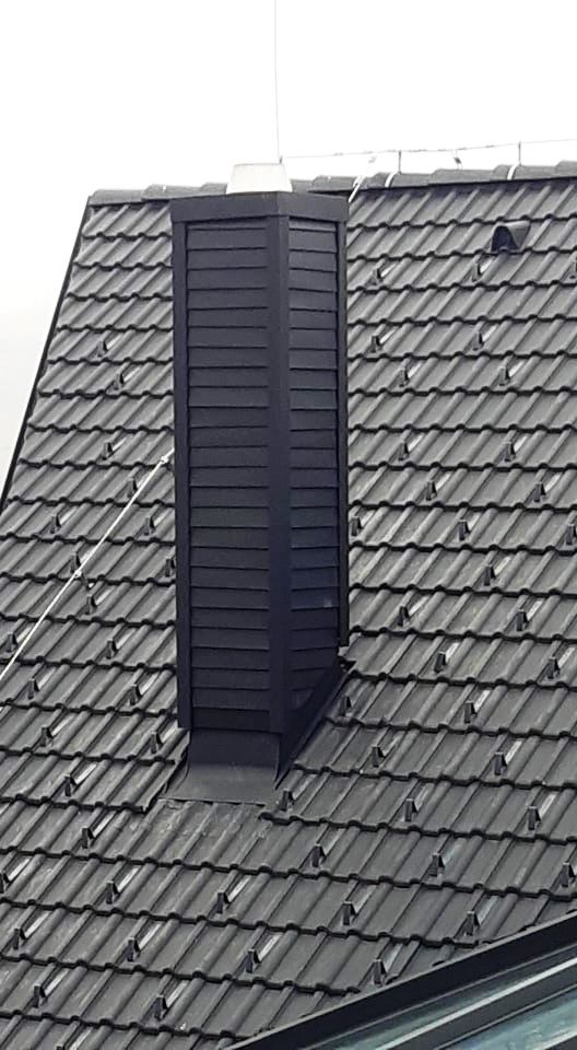 Oplechovanie komina detail 5 HOK BKD AL RAL 7017