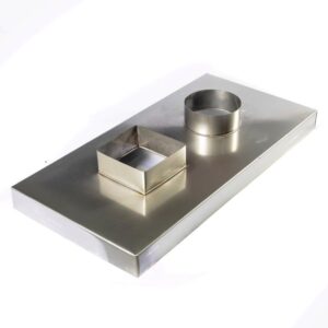 Komínová krycia doska viacprieduchová ozn. KDV-P2, AKC – nerezová oceľ hr. 0,6 mm
